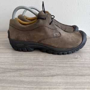 KEEN Boston III Brown Leather Hiking Lace Up Oxford Comfort MENS  Sz 10 Shoes
